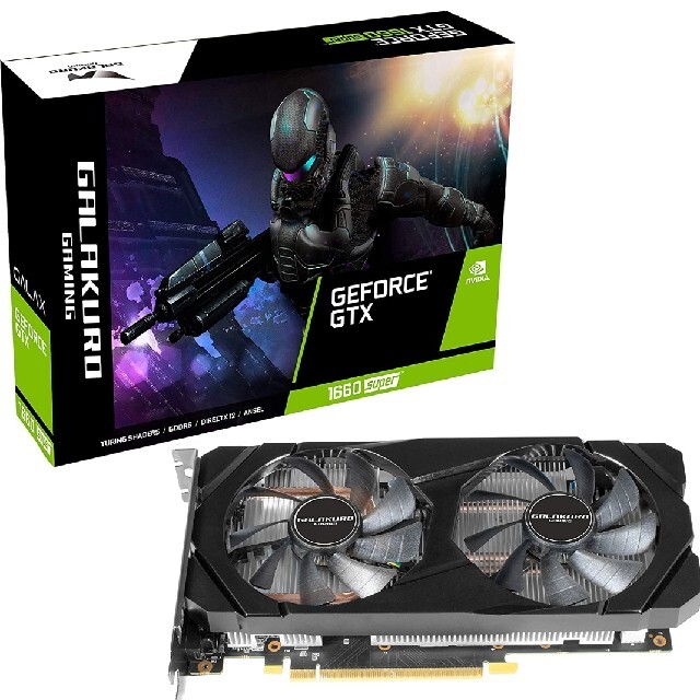 玄人志向  GTX 1660Super 　1枚