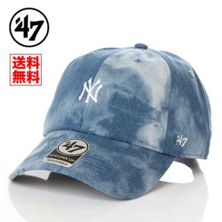 ニューエラー(NEW ERA)の【新品】47 キャップ NY ヤンキース 帽子 デニム レディース メンズ(キャップ)