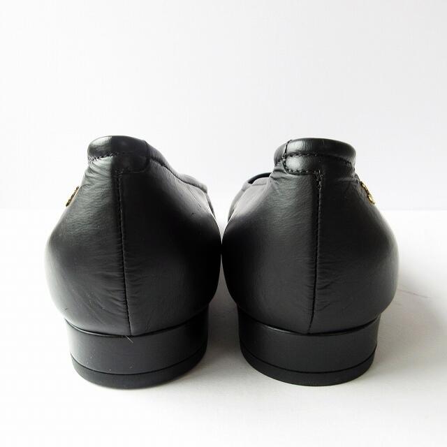 CHANEL(シャネル)のシャネル フラットシューズ パンプス パール ココマーク ブラック 黒 37 レディースの靴/シューズ(ハイヒール/パンプス)の商品写真