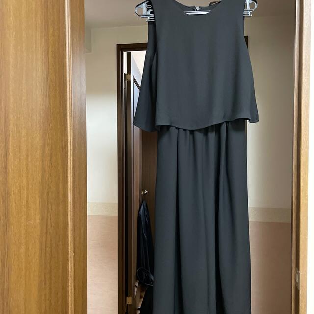 ZARA(ザラ)のzara basic 黒オールインワン　 レディースのパンツ(オールインワン)の商品写真