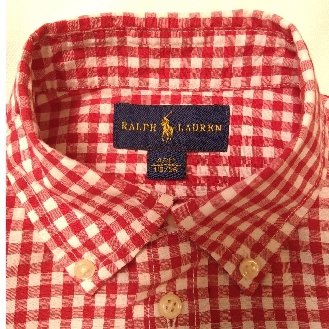 POLO RALPH LAUREN(ポロラルフローレン)のRALPH LAUREN シャツ 110 キッズ/ベビー/マタニティのキッズ服男の子用(90cm~)(Tシャツ/カットソー)の商品写真