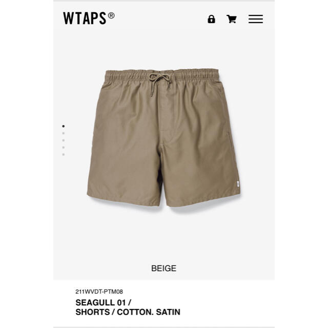 W)taps - wtaps seagull01 シーグル 01 ダブルタップス ショーツの通販