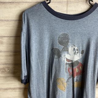 Disney ディズニー Tシャツ 古着 XL ゆるだぼ(Tシャツ/カットソー(半袖/袖なし))