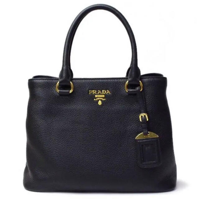 美品　PRADA ブラック ショルダーバッグ