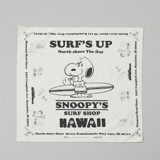 スヌーピー(SNOOPY)の阪急梅田　SNOOPY’ S SURF SHOP   バンダナ白(日用品/生活雑貨)