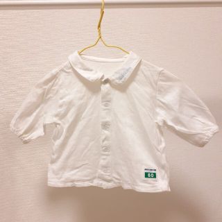 ミキハウス(mikihouse)のミキハウス　ブラウス　60cm(シャツ/カットソー)