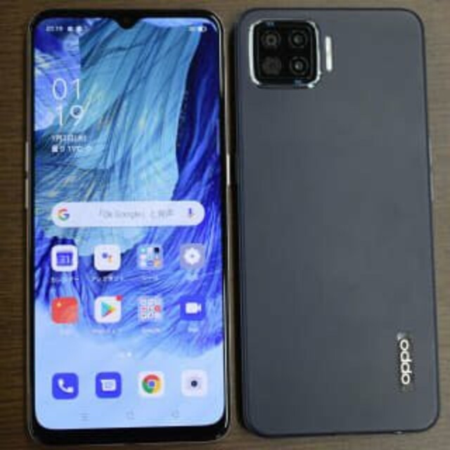 新品未開封★OPPO A73ネービー 4GB64GB/SIMフリースマートフォン/携帯電話