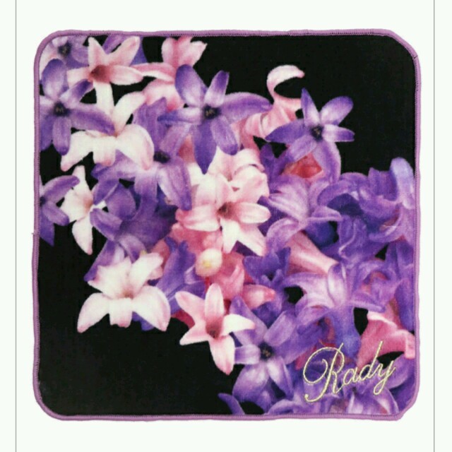 Rady(レディー)のrady エレガンスフラワーハンドタオル 新品 レディースのファッション小物(ハンカチ)の商品写真
