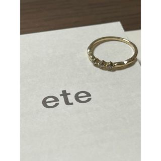 エテ(ete)のete ピンキーリング K10 5号(リング(指輪))