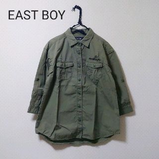 イーストボーイ(EASTBOY)のEAST BOY　イーストボーイ　コットン　ミリタリーシャツ(シャツ/ブラウス(長袖/七分))