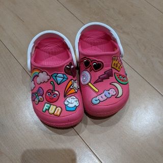 クロックス(crocs)のcrocsキッズc8(サンダル)