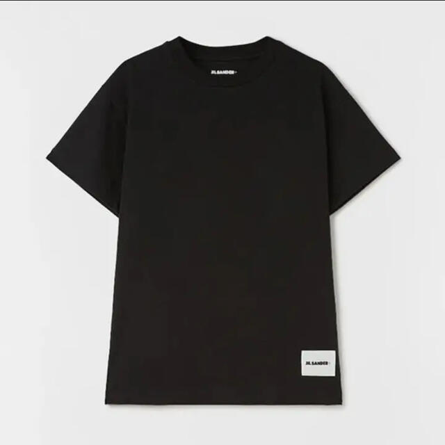 最安値で JIL SANDER パックtシャツ ロゴ 黒 ブラック sサイズ Tシャツ