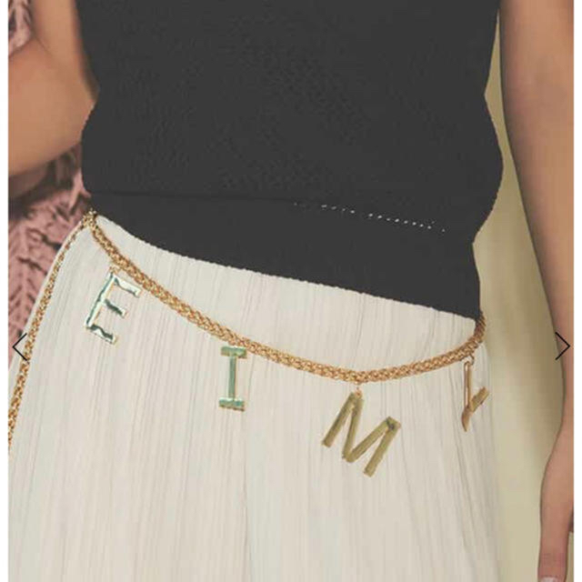 eimy istoire(エイミーイストワール)のeimyチェーンベルト レディースのファッション小物(ベルト)の商品写真