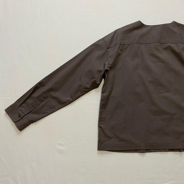 MUJI (無印良品)(ムジルシリョウヒン)の無印良品　ノーカラージャケット レディースのジャケット/アウター(ノーカラージャケット)の商品写真