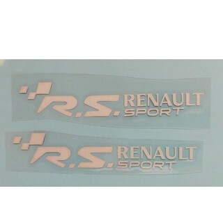 RENAULT SPORT　ルノースポール　ステッカー　デカール(車外アクセサリ)