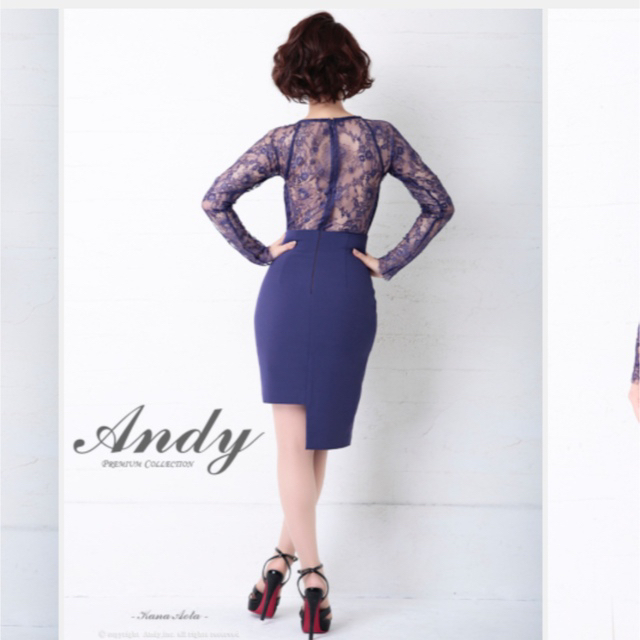 Andy(アンディ)のAndy 美品　白レースドレス レディースのフォーマル/ドレス(ナイトドレス)の商品写真