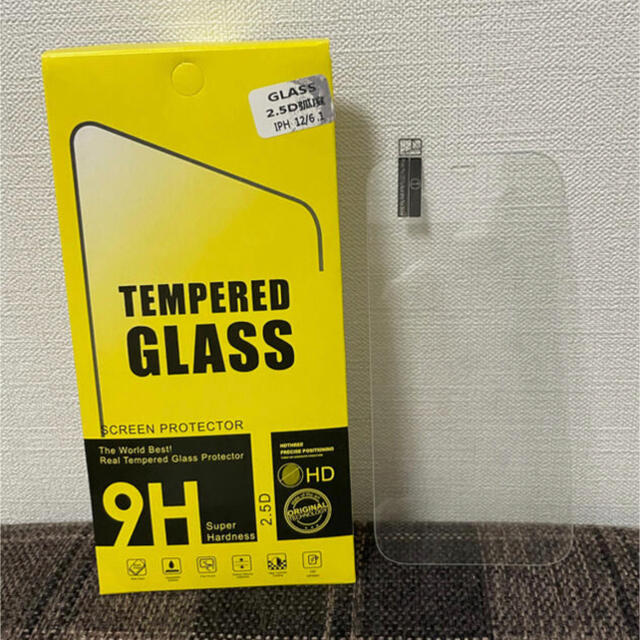 TEMPERED 保護フィルム　iPhone12 Pro スマホ/家電/カメラのスマホアクセサリー(保護フィルム)の商品写真