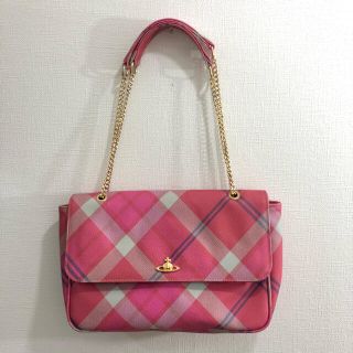 Vivienne Westwood バッグ　ピンクチェック