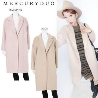 マーキュリーデュオ(MERCURYDUO)の【MERCURYDUO】アルパカシャギーコート(チェスターコート)