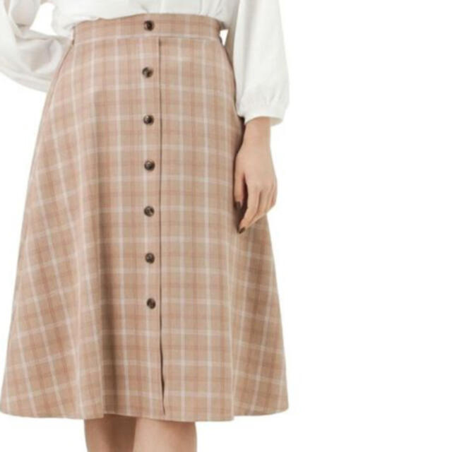 Mac-House(マックハウス)のチェックスカート レディースのスカート(ひざ丈スカート)の商品写真