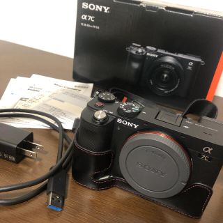 ソニー(SONY)のタマちゃん様用　SONY ILCE-7C α7C a7c ボディ ブラック(ミラーレス一眼)