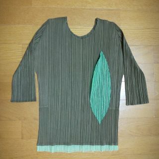 プリーツプリーズイッセイミヤケ(PLEATS PLEASE ISSEY MIYAKE)のプリーツプリーズ ISSEY MIYAKE  ７分袖カットソー(カットソー(長袖/七分))