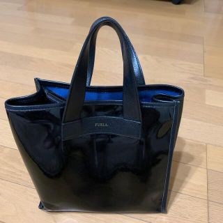 フルラ(Furla)のFURLA トートバッグ　エナメル(トートバッグ)