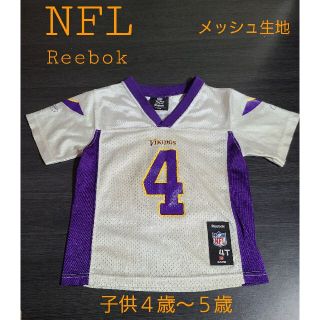 リーボック(Reebok)のNFL バイキングス リーボック 子供 ４歳 ５歳 (Tシャツ/カットソー)