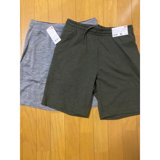 ユニクロ(UNIQLO)の新品 タグ付き UNIQLO MEN'S ショートパンツ 2枚セット(ショートパンツ)