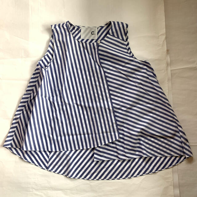 【C+】ファスサンファール　ノースリーブブラウス　着用少ない レディースのトップス(シャツ/ブラウス(半袖/袖なし))の商品写真