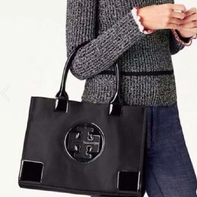 Tory Burch(トリーバーチ)のTory Burch bag Nylon Ella Tote BLACK レディースのバッグ(トートバッグ)の商品写真