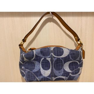 コーチ(COACH)のcoach コーチ ハンドバッグ シグネチャーデニム(ハンドバッグ)