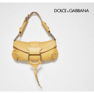 ドルチェアンドガッバーナ(DOLCE&GABBANA)のドルチェアンドガッバーナ 本革レザーハンドバッグ キャメル(ハンドバッグ)