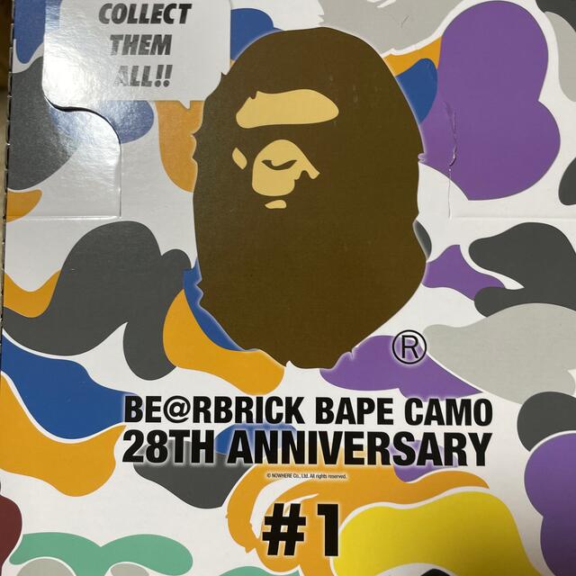 28TH ANNIVERSARY BE@RBRICK BAPE CAMO #11新品未開封品になります
