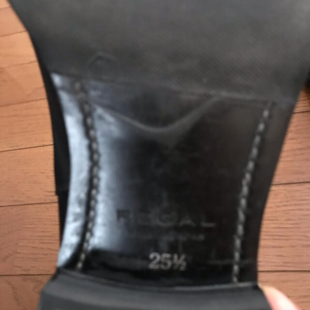 REGAL(リーガル)の リーガル サイドゴアブーツ ブラック　25.5cm メンズの靴/シューズ(ブーツ)の商品写真