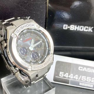 ジーショック(G-SHOCK)の美品★G-SHOCK★GST-W110D-1AJF★G-STEEL Gスチール(腕時計(アナログ))