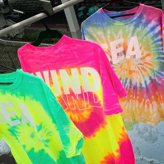 Supreme - wind and sea ウィンダンシー タイダイ T ピンク XL GDCの