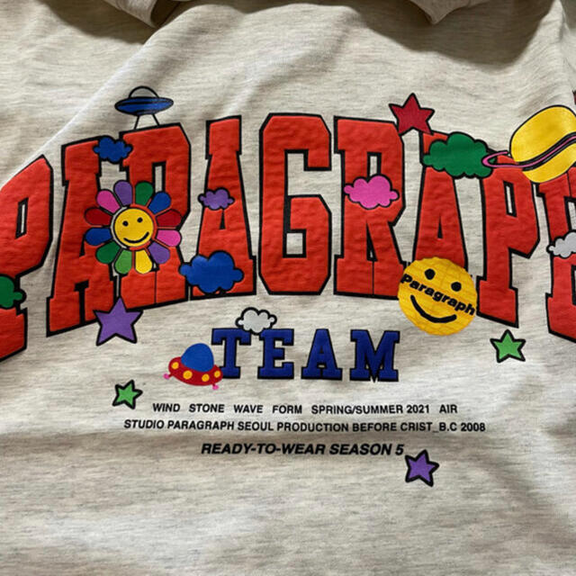 人気 paragraph コムドットゆうた着用 tシャツ