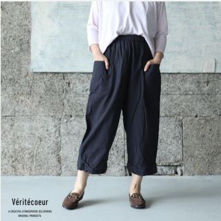 ヴェリテクール(Veritecoeur)の【2021SS新作】Veritecoeur クロップドパンツ / VC-2250(カジュアルパンツ)