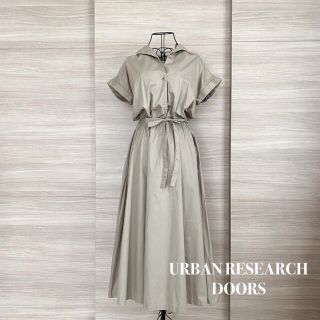 アーバンリサーチドアーズ(URBAN RESEARCH DOORS)のアーバンリサーチドアーズ　オープンカラーシャツワンピース(ロングワンピース/マキシワンピース)