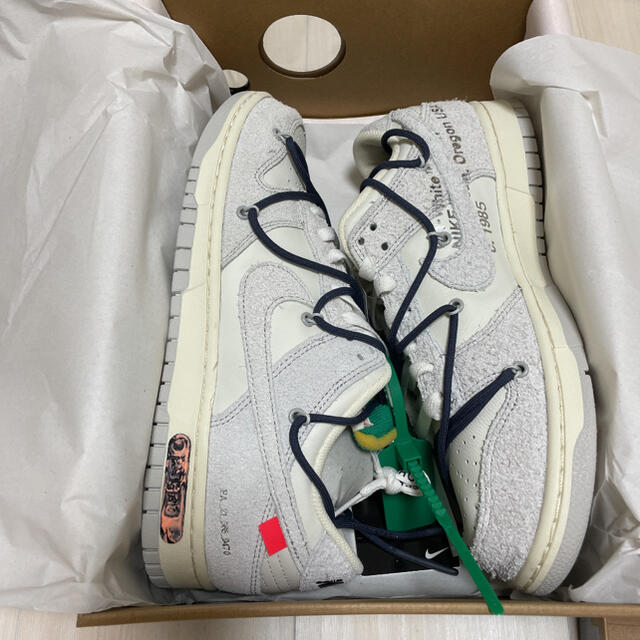 スニーカーOFF-WHITE × NIKE DUNK LOW 1 OF 50 "20"