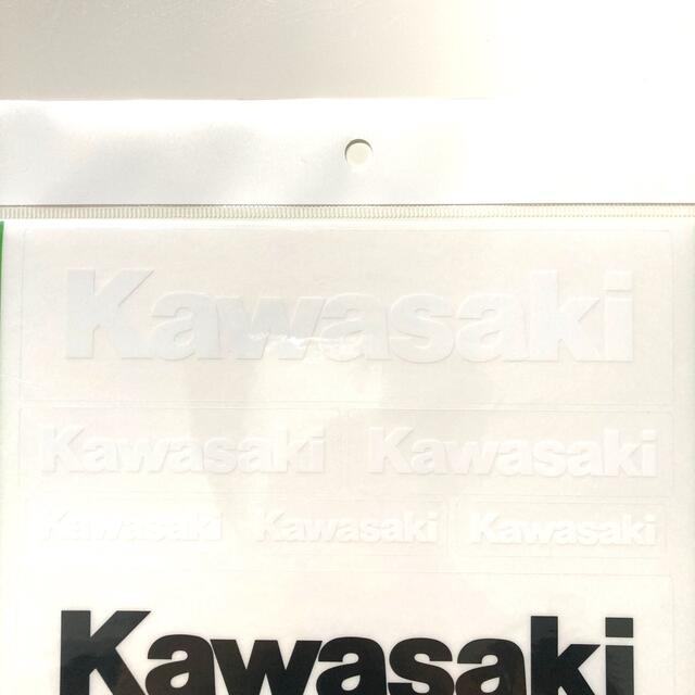 カワサキ(カワサキ)のカワサキ　ステッカーセット　Kawasaki バイク用品　ツーリング 自動車/バイクのバイク(ステッカー)の商品写真