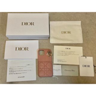 クリスチャンディオール(Christian Dior)の DIOR I iPhone 12 & 12 PROケース カナージュラムスキン(iPhoneケース)