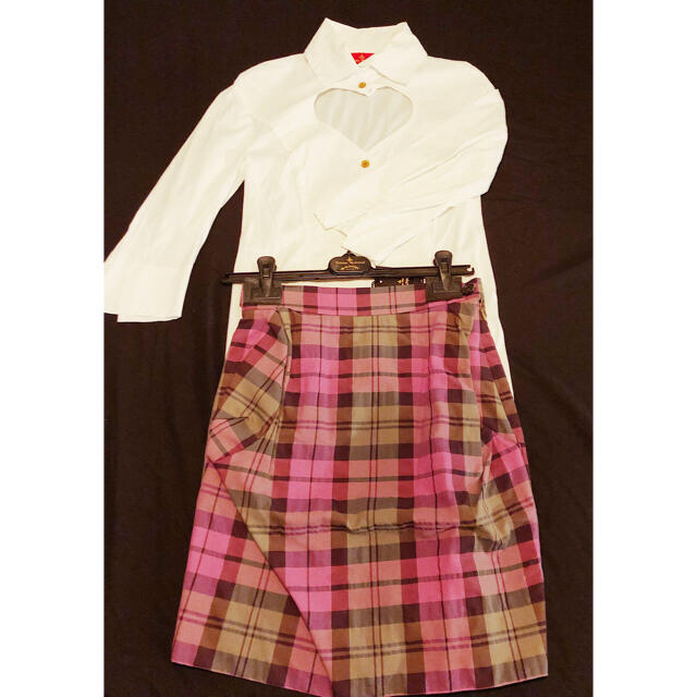 【新品未使用】vivienne Westwood チェック変形スカート