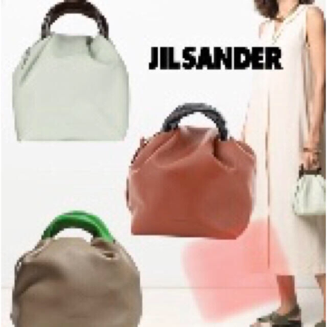 Jil Sander(ジルサンダー)のjil sander☆スモールバック☆ライトグリーン レディースのバッグ(ハンドバッグ)の商品写真