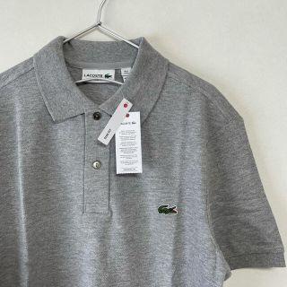 ラコステ(LACOSTE)の新品 90s LACOSTE 半袖ポロシャツ グレー(ポロシャツ)