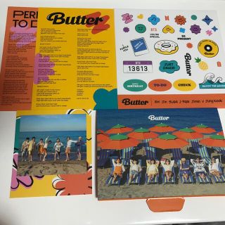 ボウダンショウネンダン(防弾少年団(BTS))のButter ステッカー　フォトスタンドetc(アイドルグッズ)