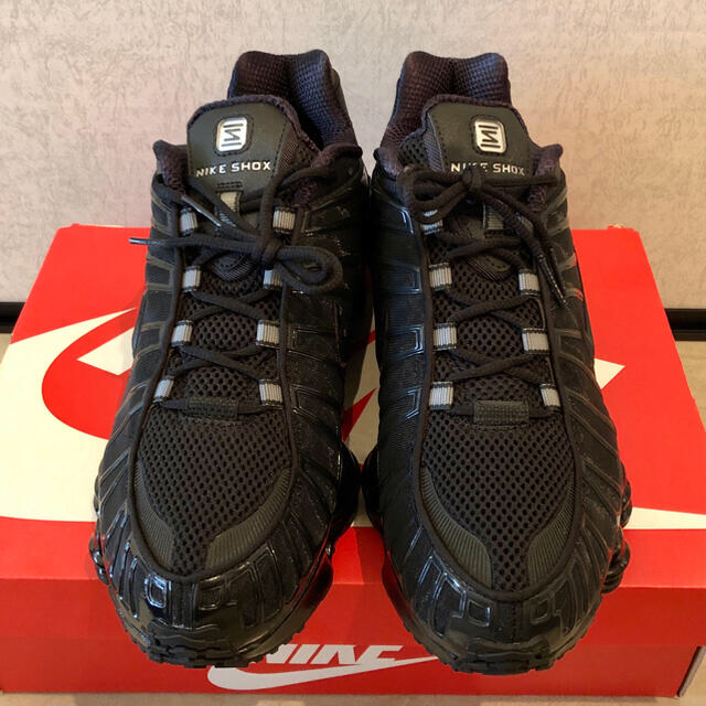 新品 27.5 NIKE SHOX TL トリプルブラック 1