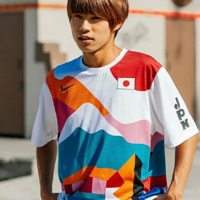 NIKE(ナイキ)のL NIKE SB PARRA CREW JERSEY JAPAN 堀米雄斗 メンズのトップス(Tシャツ/カットソー(半袖/袖なし))の商品写真