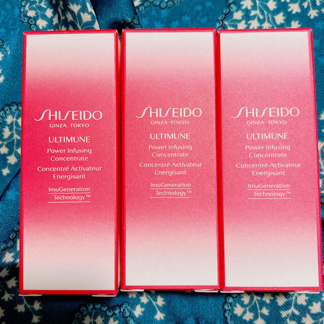 SHISEIDO (資生堂)(シセイドウ)のアルティミューン　パワーライジングコンセントレート N 10ml 3個　30ml コスメ/美容のスキンケア/基礎化粧品(美容液)の商品写真